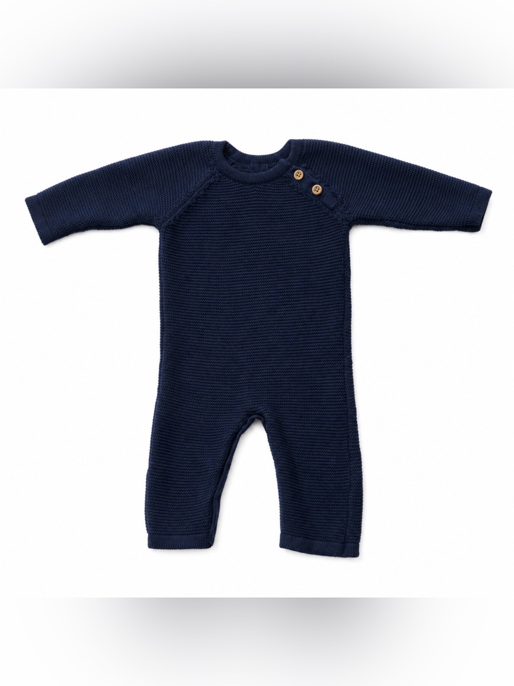 ZESTT Organic Cotton Knit Baby Romper - 6-12M